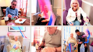 Crafting sessions at Highgate care home
